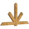 Ekena Millwork Kennewick Rough Sawn Timber Gable Bracket, Western Red Cedar, 84"W x 45"H x 4"D x 6"F, 13/12 Pitch GBW084X45X0406KEN00RWR - alternate 2